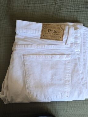 Polo Ralph Lauren Varick White Denim Jeans